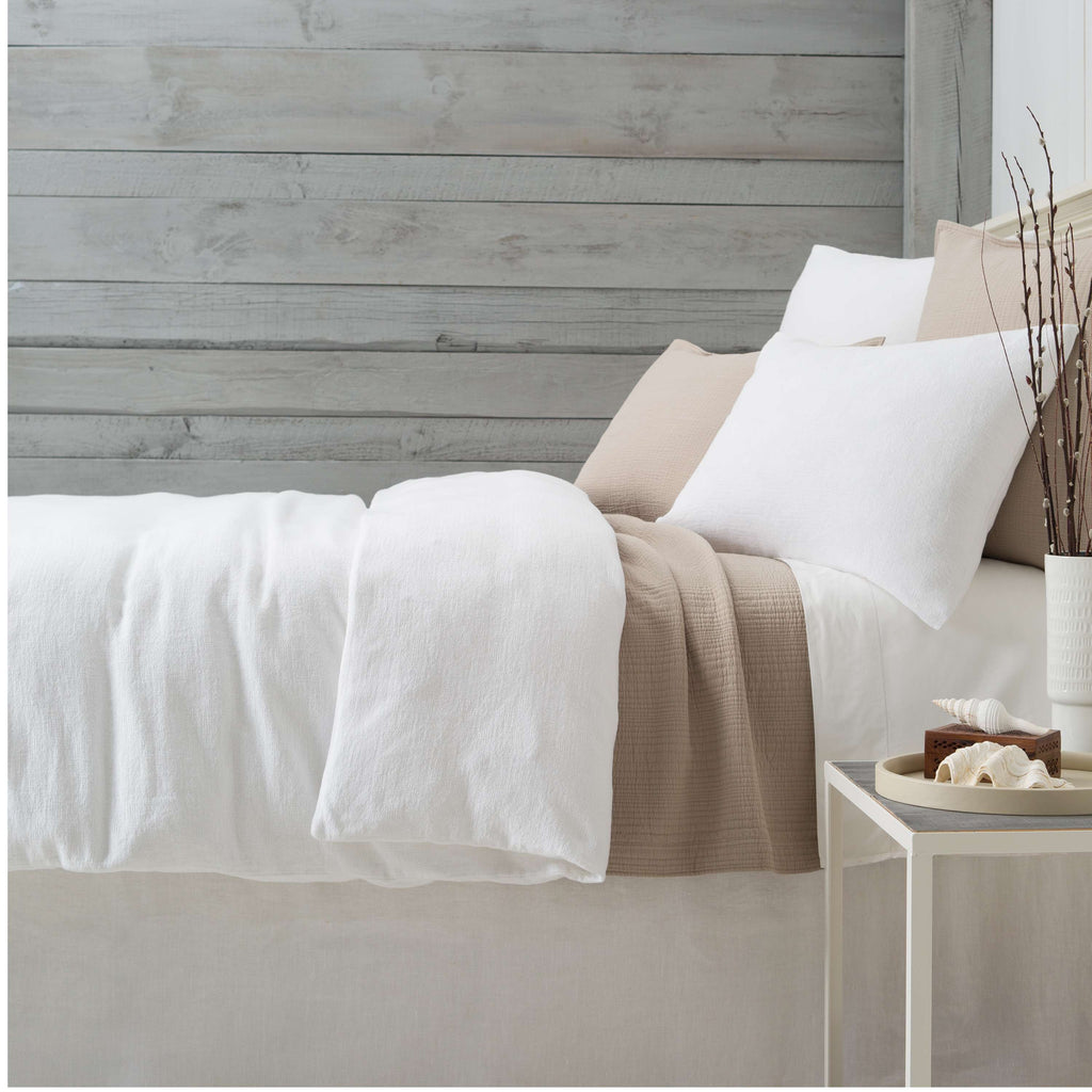 Montauk White Duvet Cover - Light House Co.