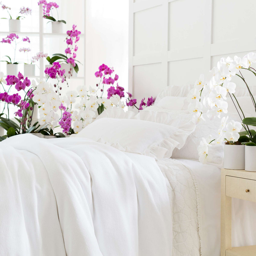 Montauk White Duvet Cover - Light House Co.