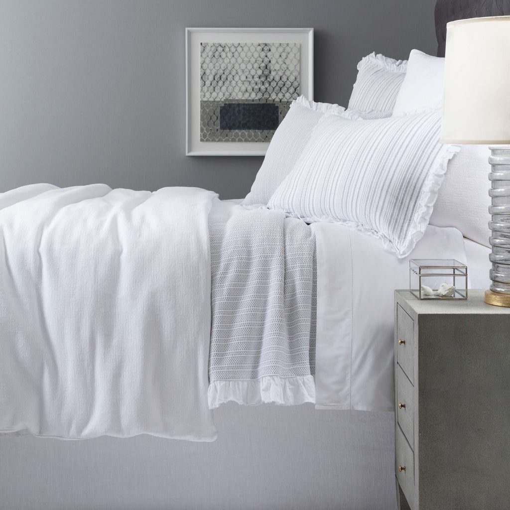 Montauk White Duvet Cover - Light House Co.