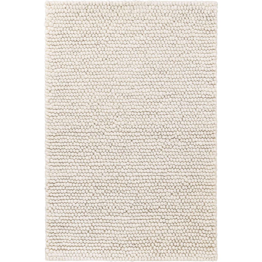 Niels Ivory Woven Wool/Viscose Rug - Light House Co.