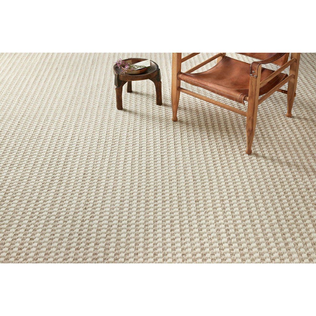 Ojai Ivory / Natural Rug | Amber Lewis x Loloi - 18" x 18" Sample | Open Box - Light House Co.