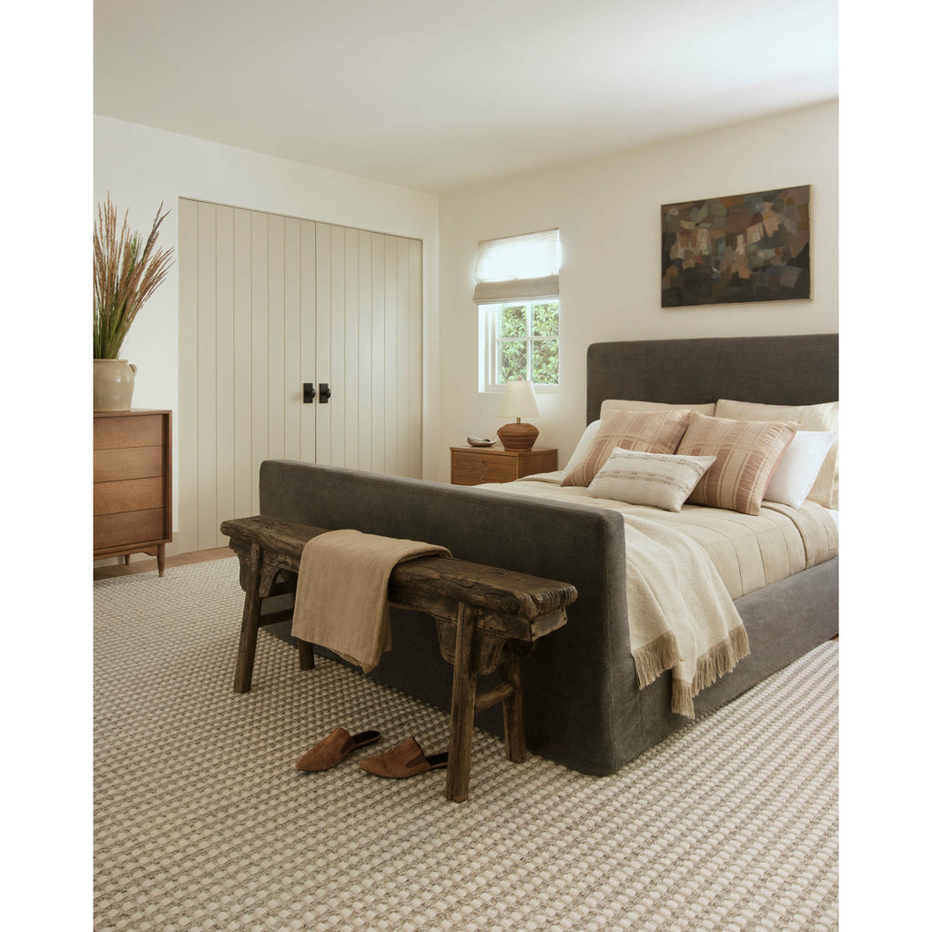 Ojai Ivory / Natural Rug | Amber Lewis x Loloi - 18" x 18" Sample | Open Box - Light House Co.