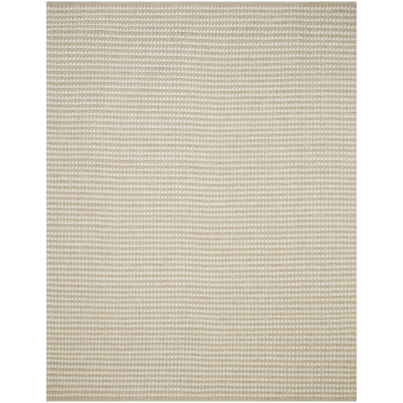 Ojai Ivory / Natural Rug | Amber Lewis x Loloi - 18" x 18" Sample | Open Box - Light House Co.