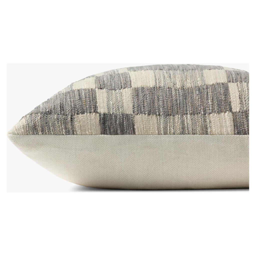 Adams Charcoal / Ivory Pillow | Amber Lewis x Loloi - Light House Co.