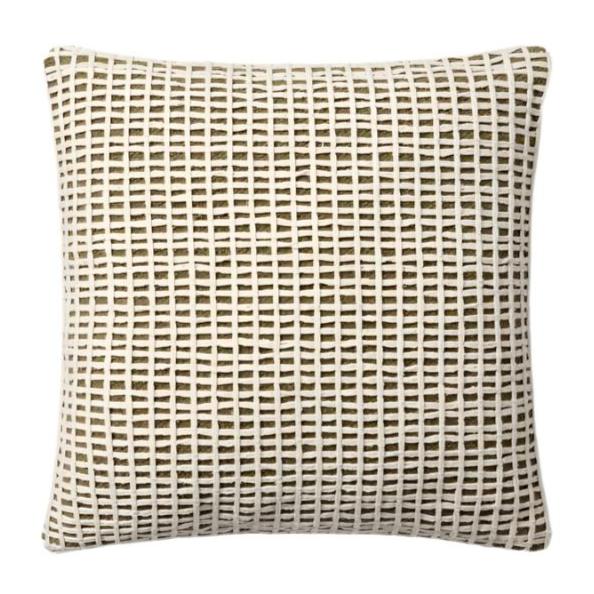 Lila Green/Ivory Pillow | Rifle Paper Co. x Loloi - Light House Co.