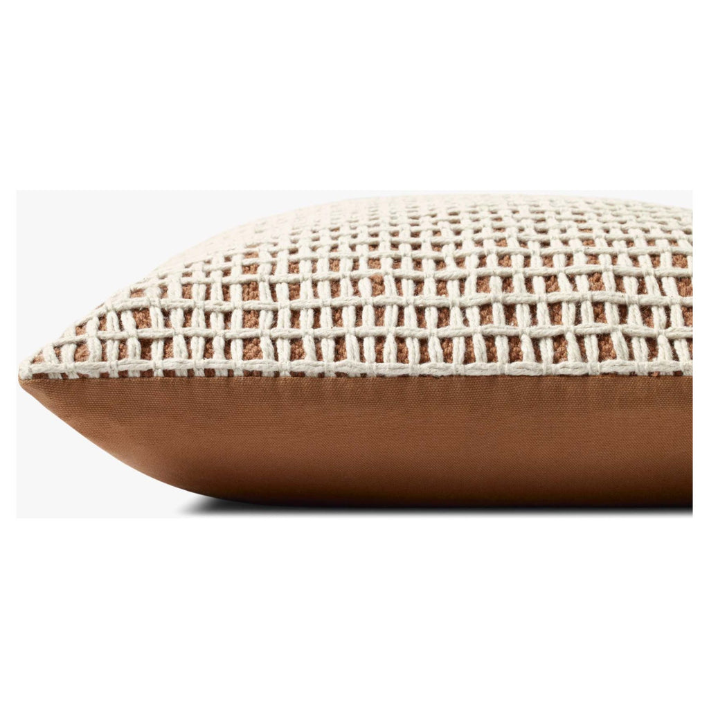 Lila Orange/Ivory Pillow | Rifle Paper Co. x Loloi - Light House Co.