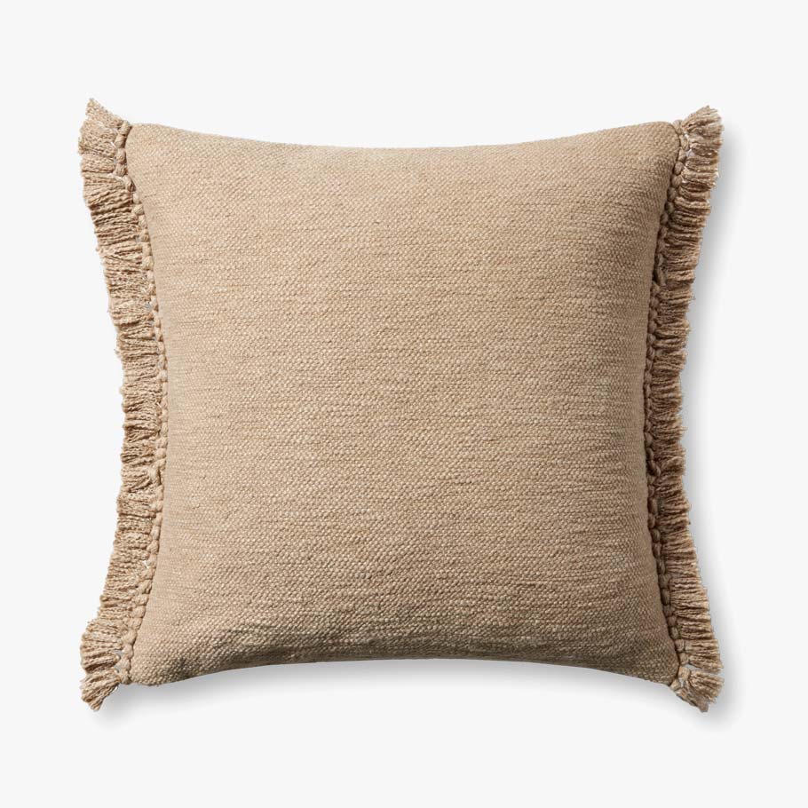 Jett Beige Pillow | Magnolia Home by Joanna Gaines x Loloi - Light House Co.