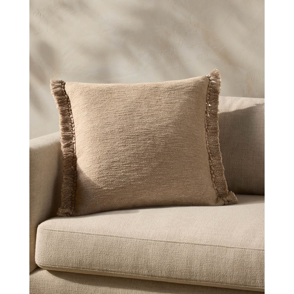 Jett Beige Pillow | Magnolia Home by Joanna Gaines x Loloi - Light House Co.