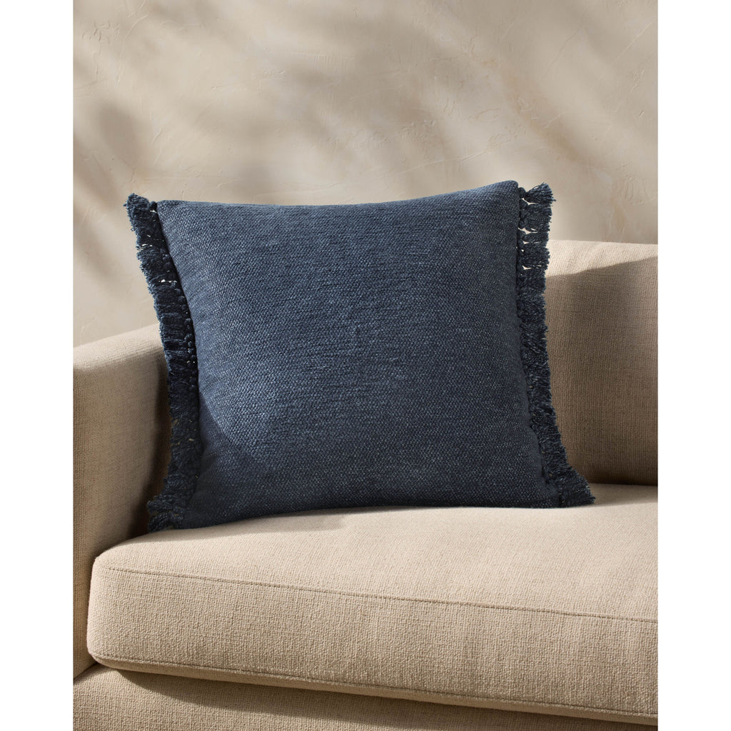 Jett Navy Pillow | Magnolia Home by Joanna Gaines x Loloi - Light House Co.