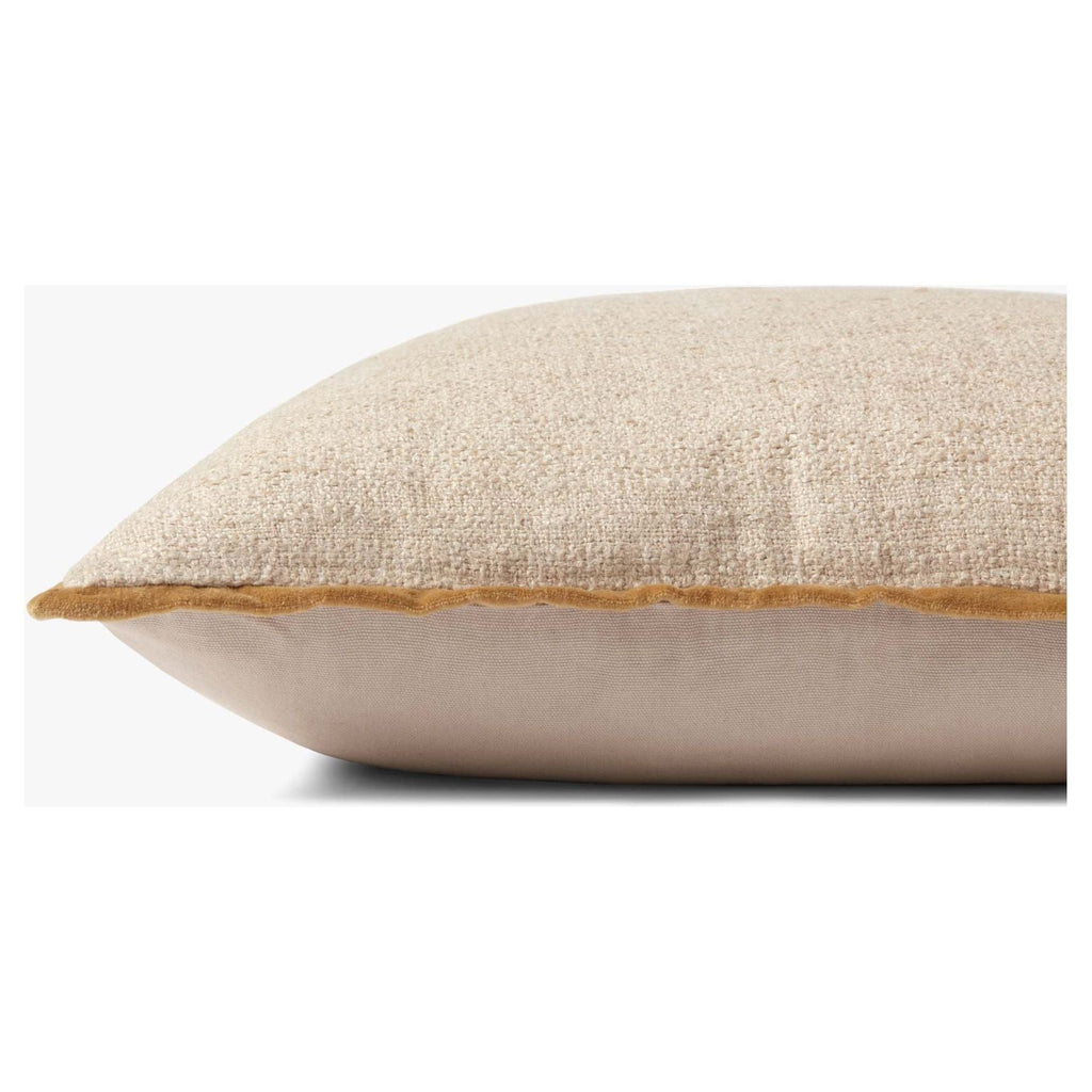 Aveline Ivory Gold Pillow | Amber Lewis x Loloi - Light House Co.