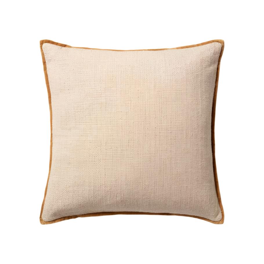 Aveline Ivory Gold Pillow | Amber Lewis x Loloi - Light House Co.
