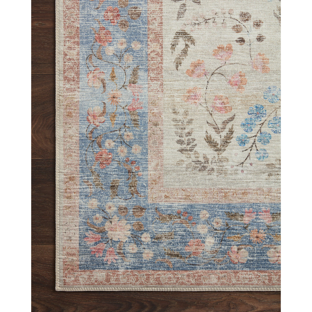 Palais Lt. Blue | Rifle Paper Co. Rugs x Loloi - Light House Co.