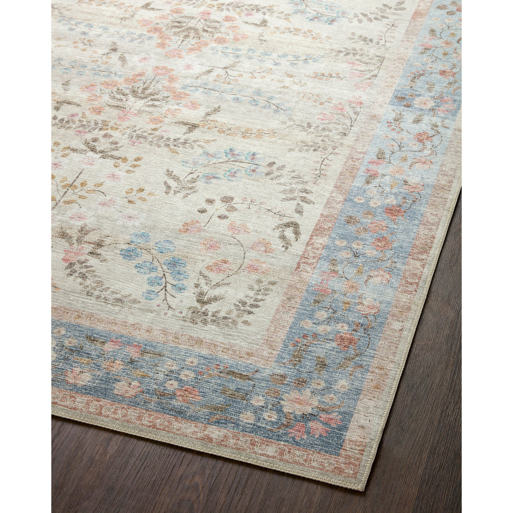 Palais Lt. Blue | Rifle Paper Co. Rugs x Loloi - Light House Co.