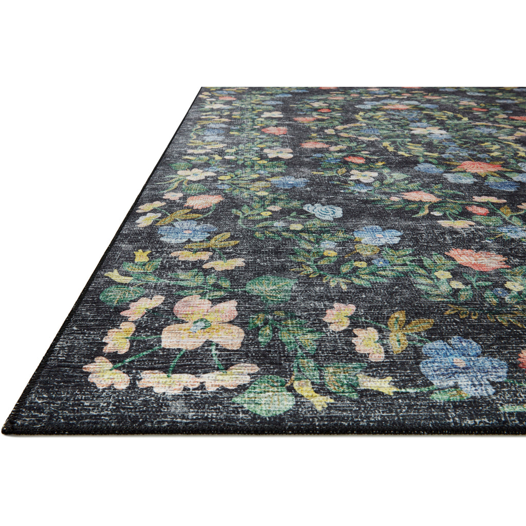 Palais Black | Rifle Paper Co. Rugs x Loloi - Light House Co.