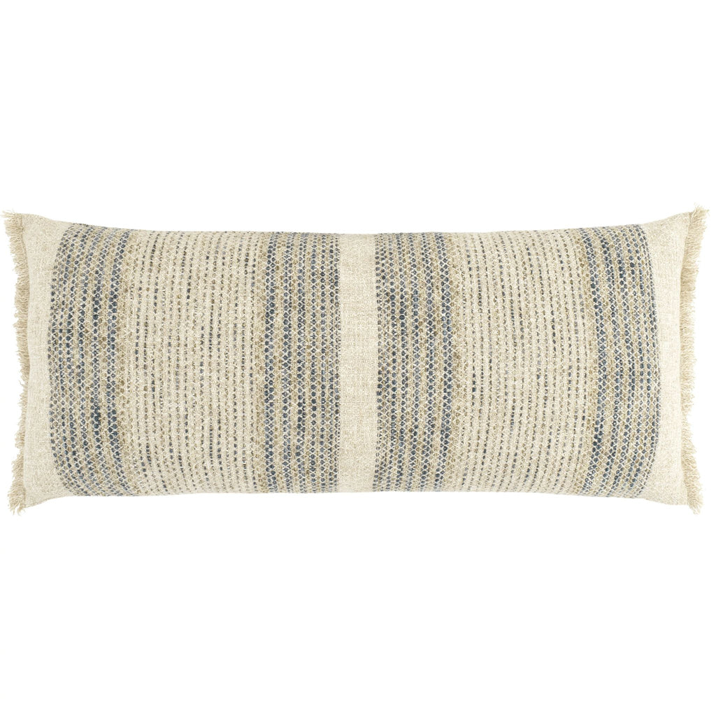 Cielo Stripe Blue Decorative Pillow - Light House Co.