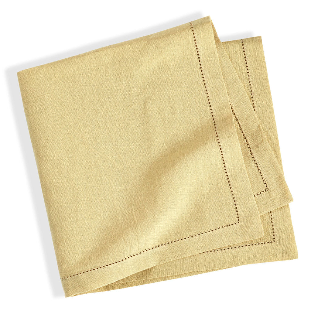 Haven Hemstitch Wheat Napkin Set of 4 - Light House Co.