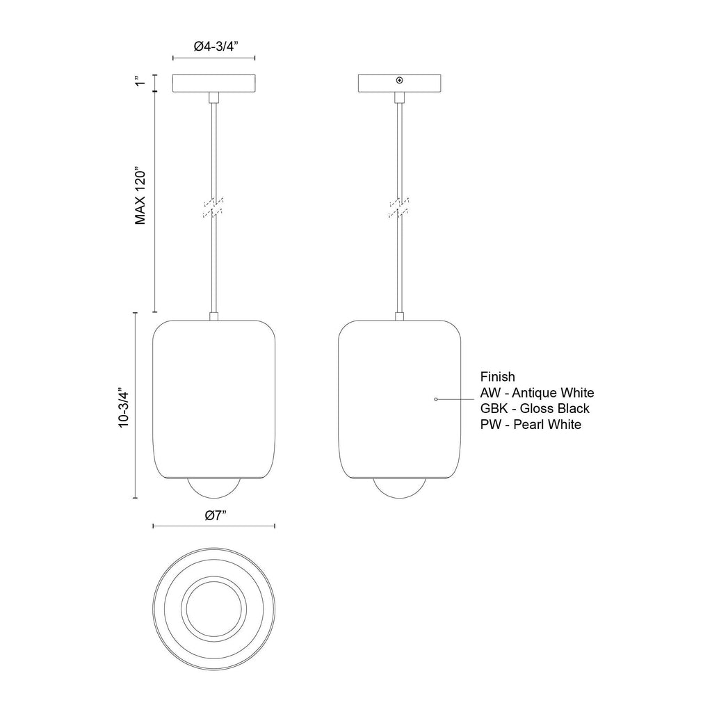 Hayden Pendant - Light House Co.