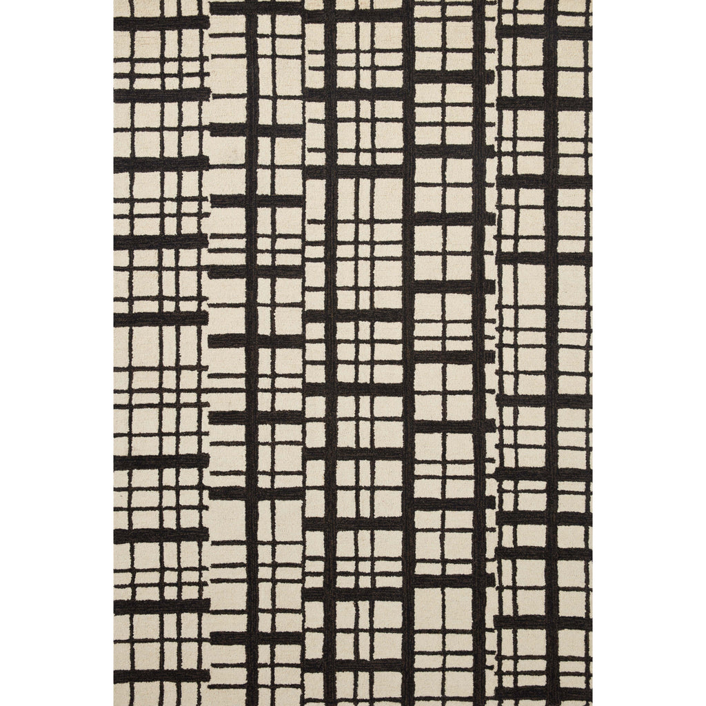 Polly Black / Ivory Rug | Chris Loves Julia x Loloi - Light House Co.