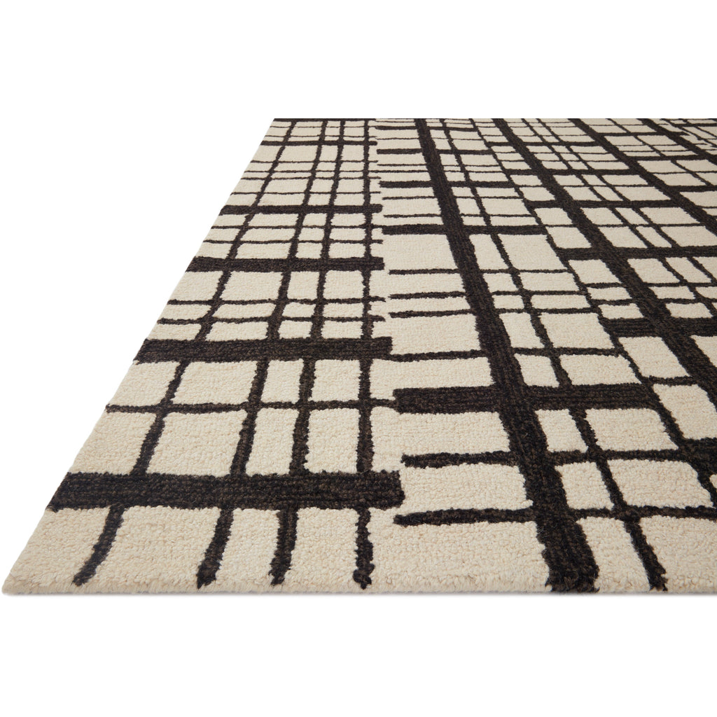 Polly Black / Ivory Rug | Chris Loves Julia x Loloi - Light House Co.