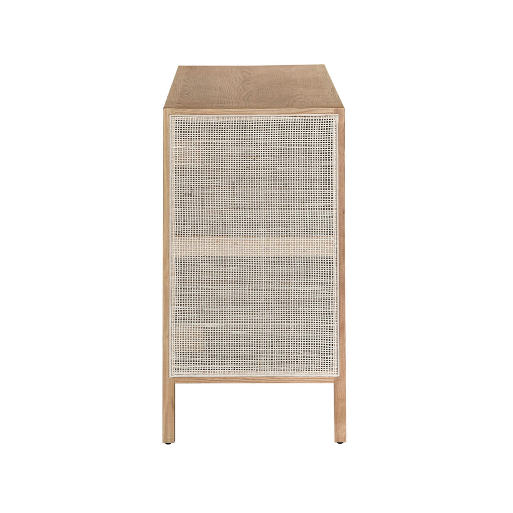 Rattana 3 Door Sideboard - Natural - Light House Co.