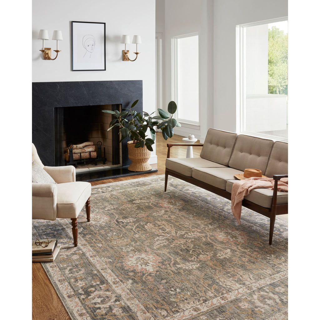Rosemarie Sage / Blush Rug | Chris Loves Julia x Loloi - Light House Co.