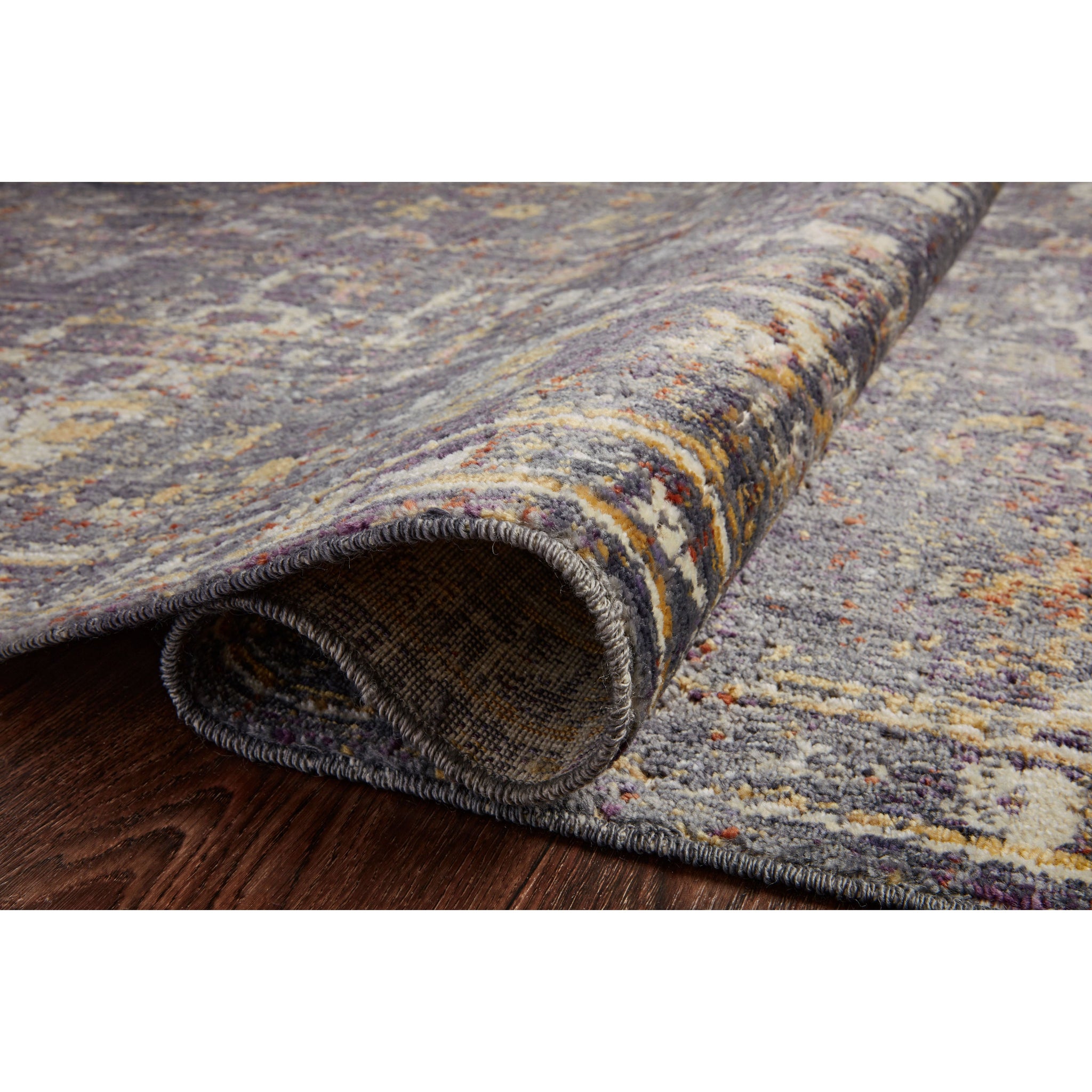 Rosemarie Graphite / Multi Rug | Chris Loves Julia x Loloi | Light