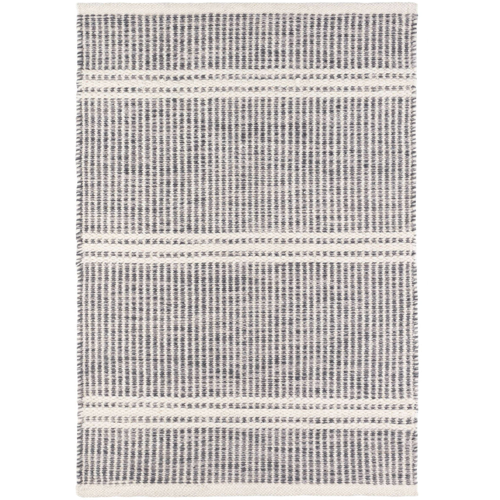 Malta Grey Woven Wool Rug - Light House Co.
