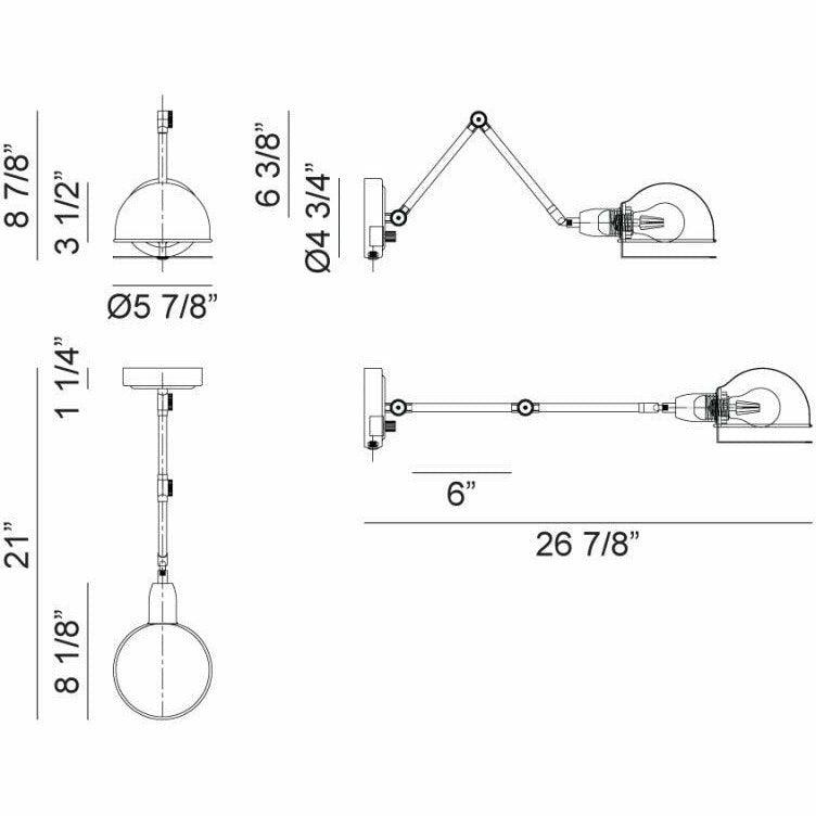 Blare Large Wall Sconce - Light House Co.