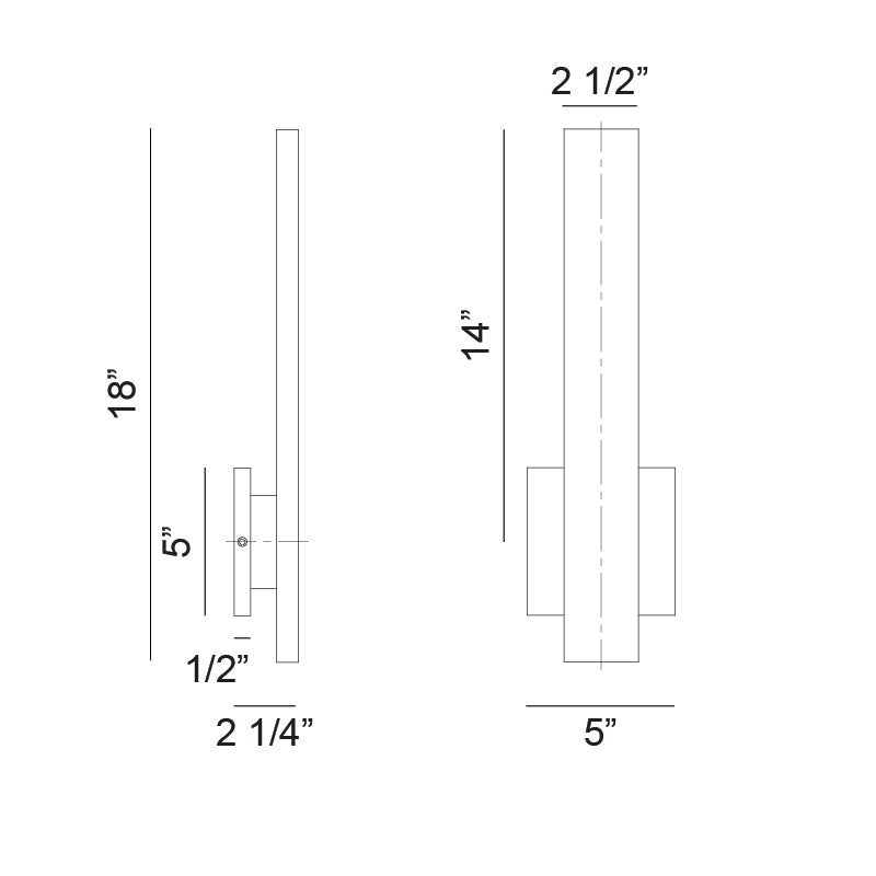 Zayden Linear Outdoor LED Light - Light House Co.