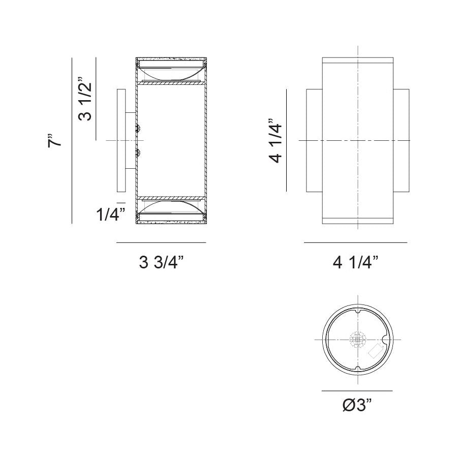 Tubular Wall Sconce - Light House Co.