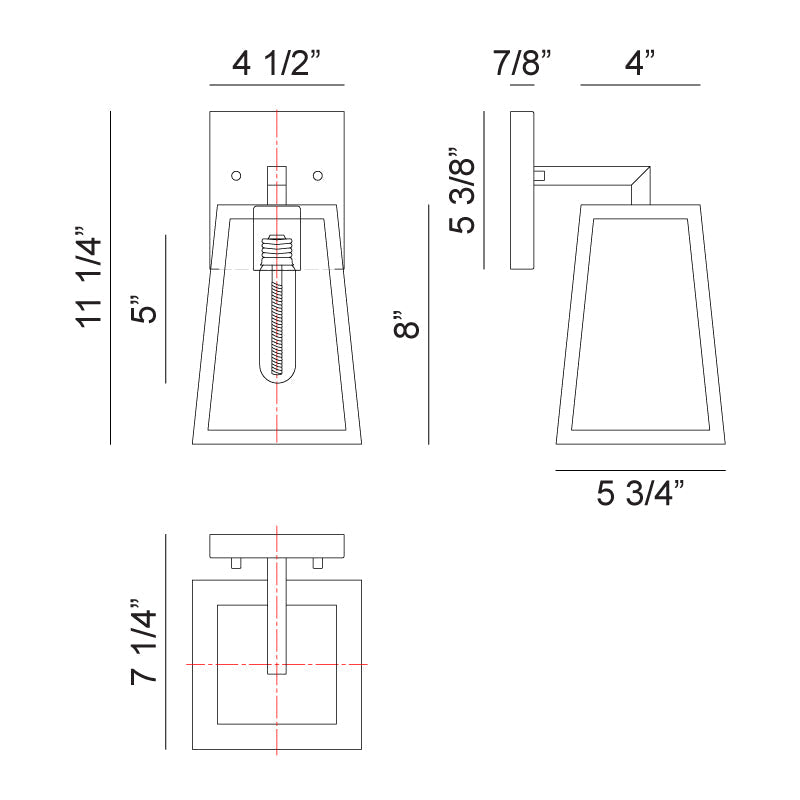 Denzil Outdoor Wall Lantern - Light House Co.