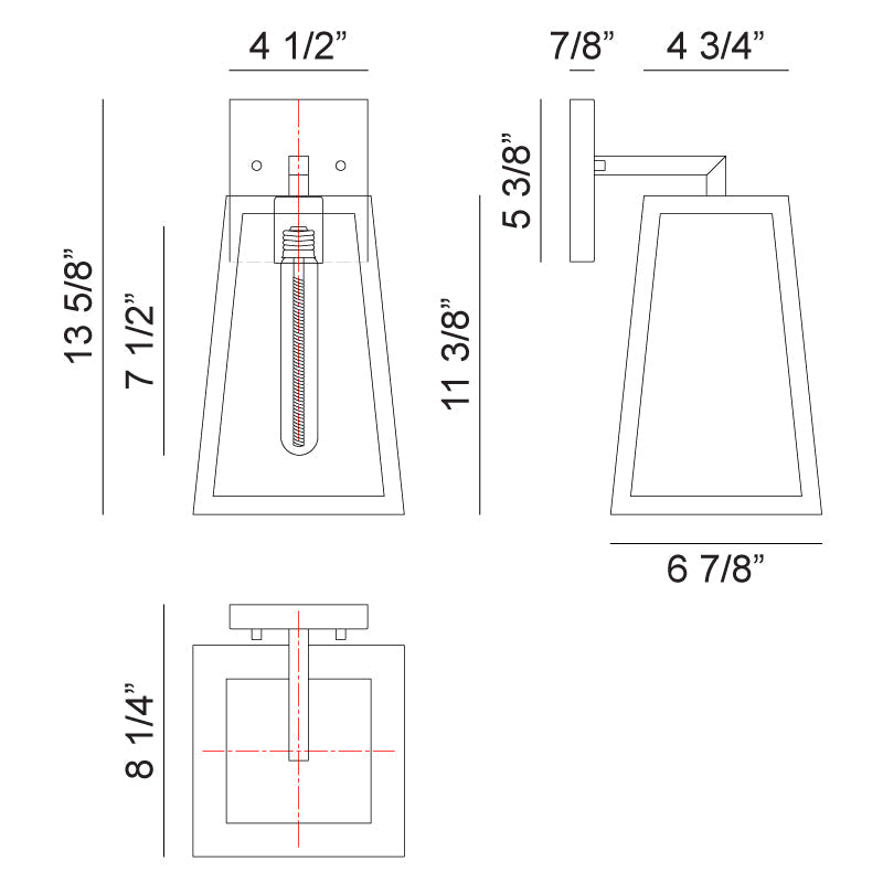 Denzil Outdoor Wall Lantern - Light House Co.