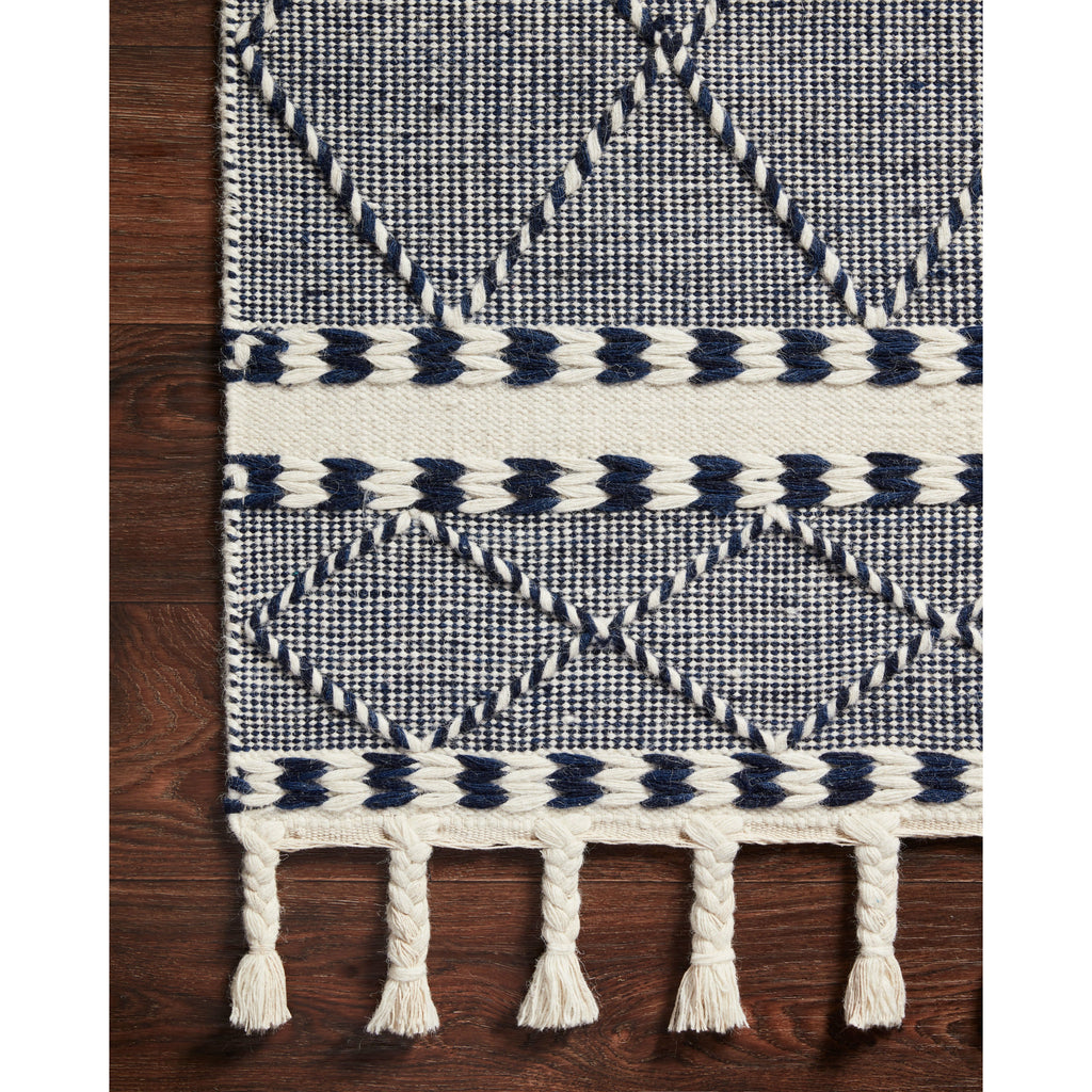 Sawyer Navy Rug - Light House Co.