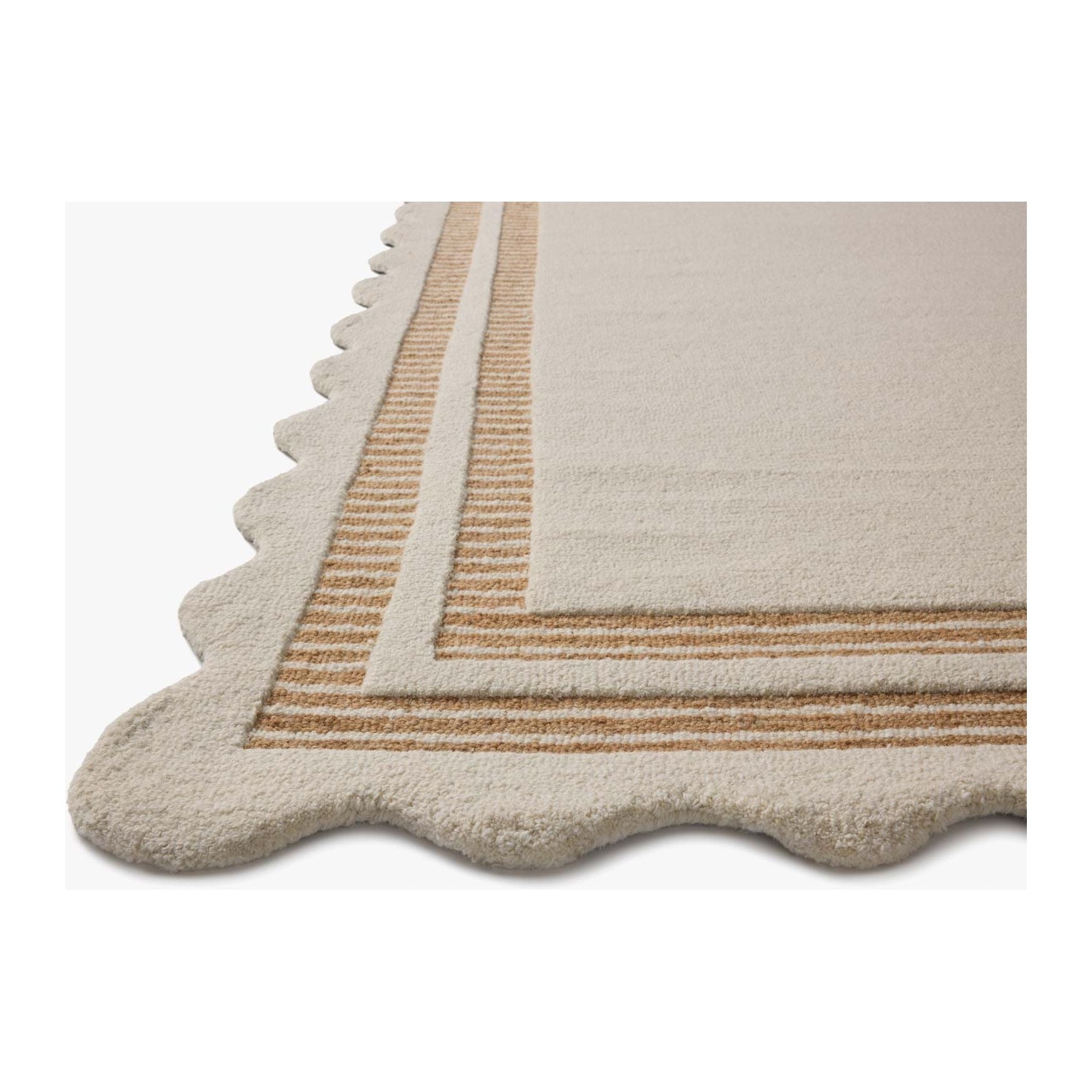 Scottie Ivory / Rust Rug | Chris Loves Julia x Loloi | Light House Co.