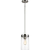 Zire One Light Pendant / Brushed Nickle | Open Box | Pendants | Visual Comfort Studio - Light House Co.