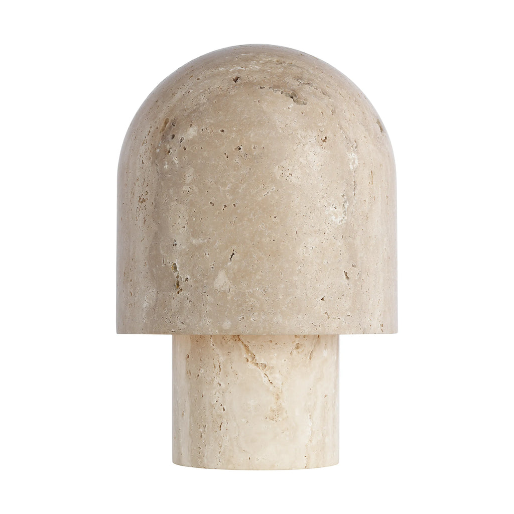 Kennett Small Travertine Table Lamp - Light House Co.