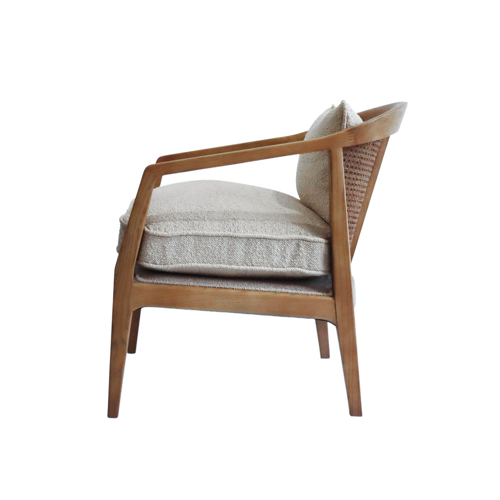 Rosita Club Chair - Sand Boucle - Light House Co.
