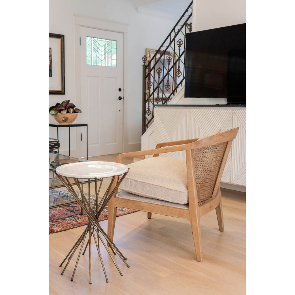 Rosita Club Chair - Sand Boucle - Light House Co.
