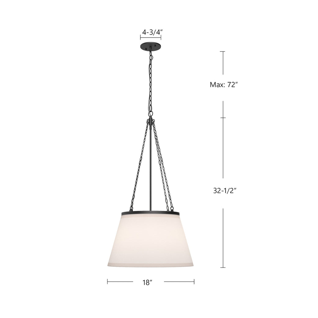 Speakeasy 18-in Pendant |  | Alora - Light House Co.