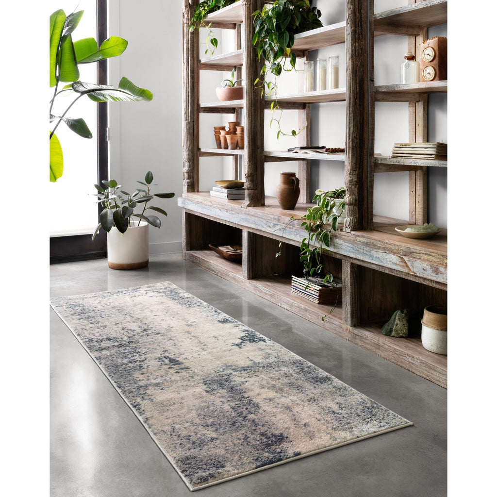 Teagan Natural / Denim Rug - Light House Co.