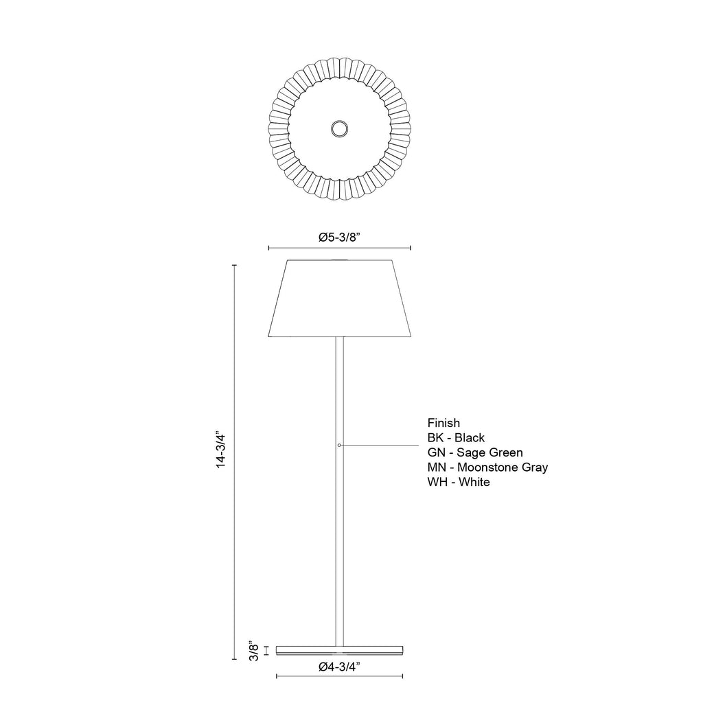 Dario Table Lamp - Light House Co.