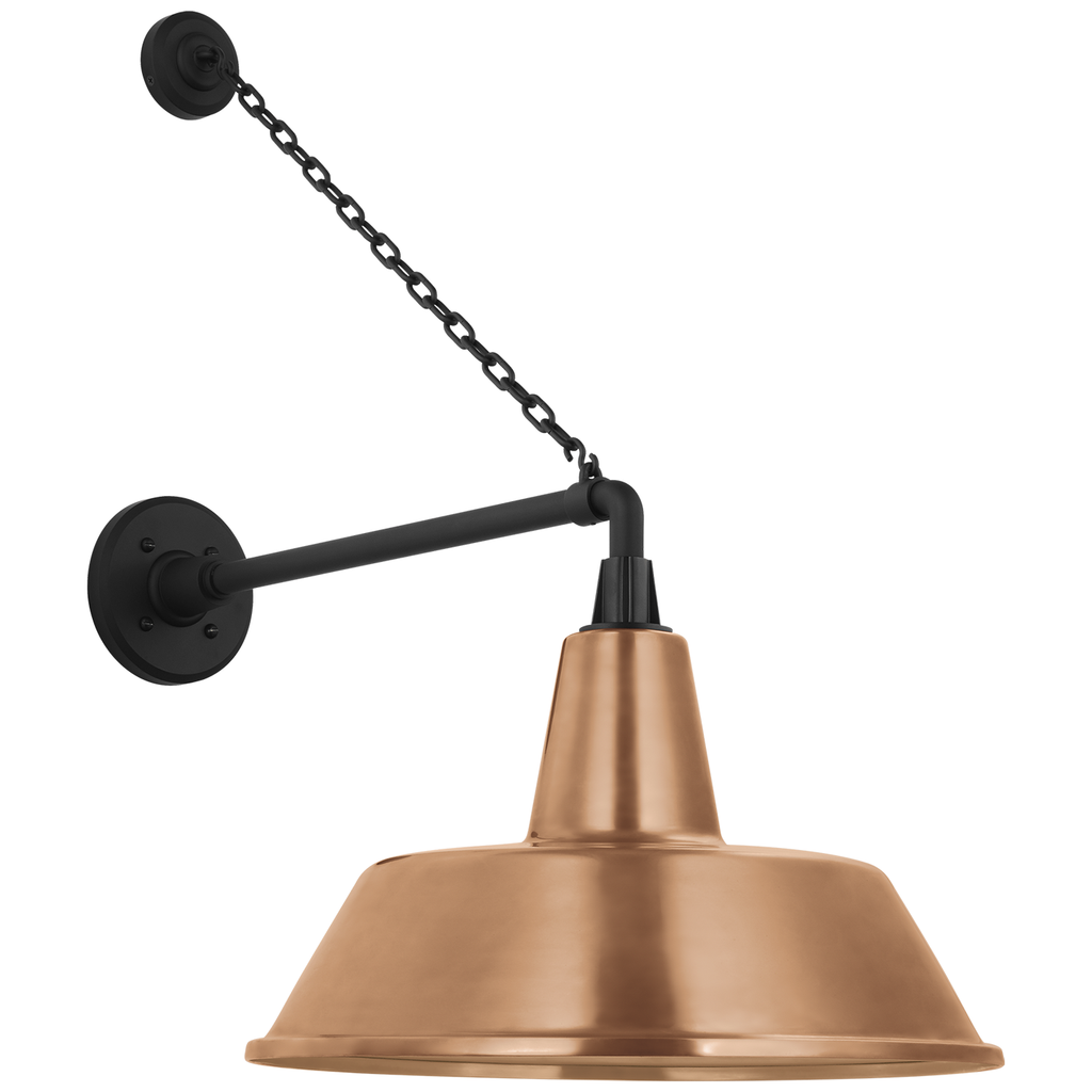 Academy 17.5" Anchored Mack Barn Light | Barn Lights | Visual Comfort Signature - Light House Co.
