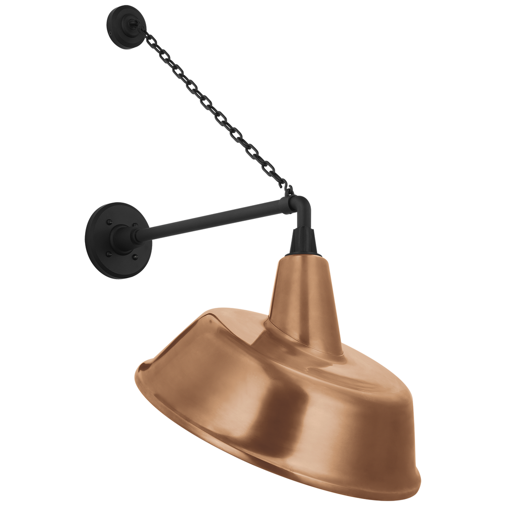 Academy 17.5" Anchored Mack Barn Light | Barn Lights | Visual Comfort Signature - Light House Co.