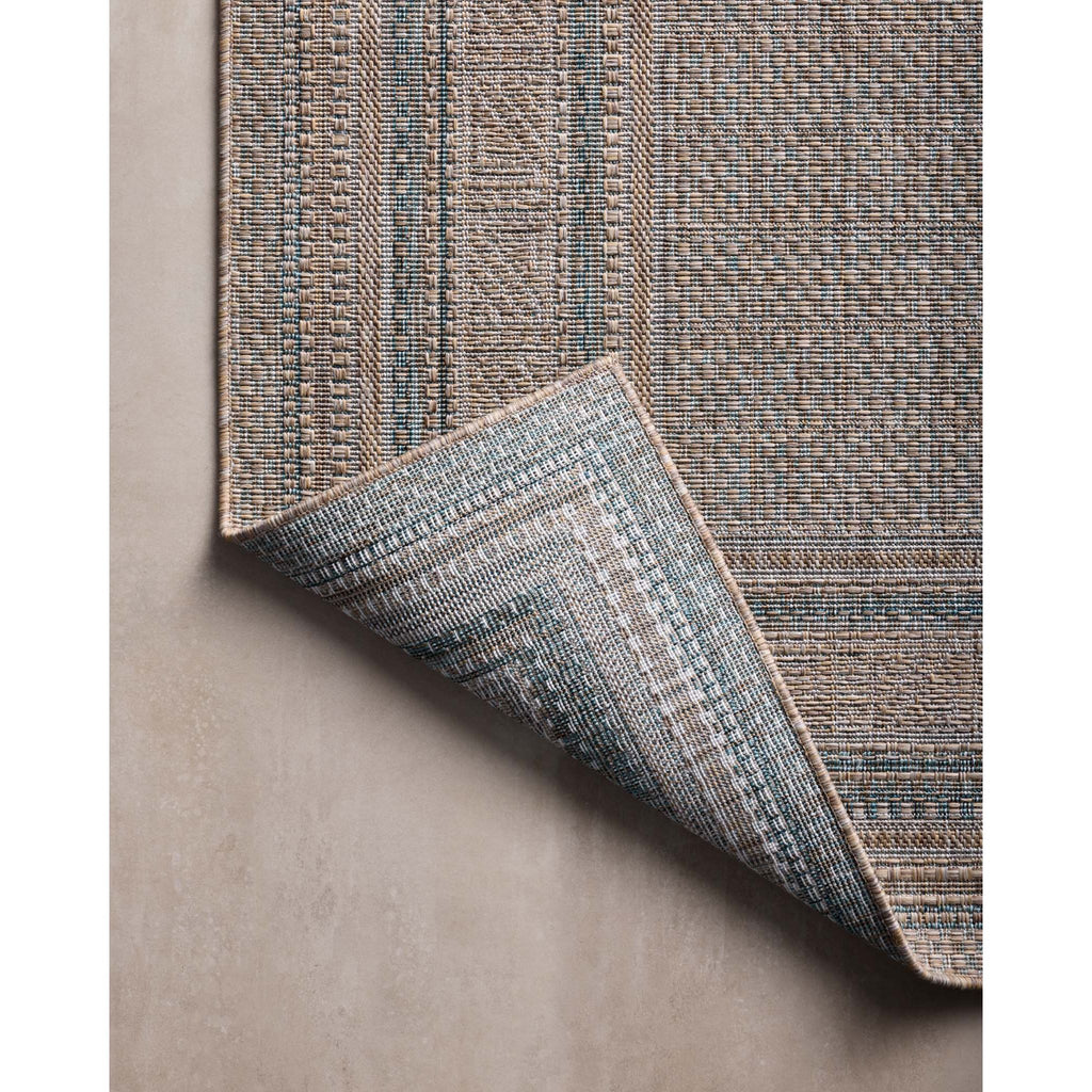 Topanga Natural / Teal Rug | Amber Lewis x Loloi - Light House Co.