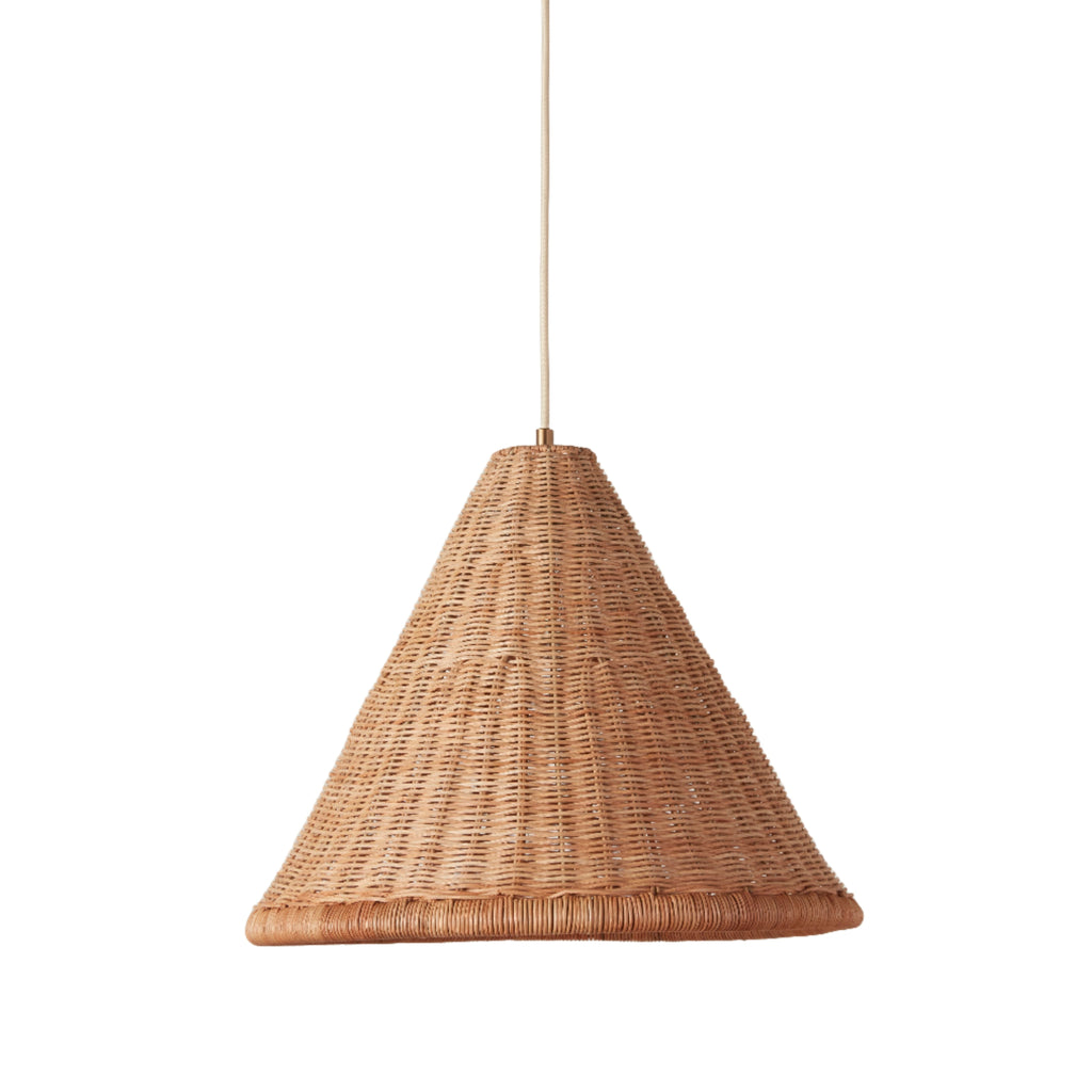 Kasbah Rattan Tall Pendant - Light House Co.