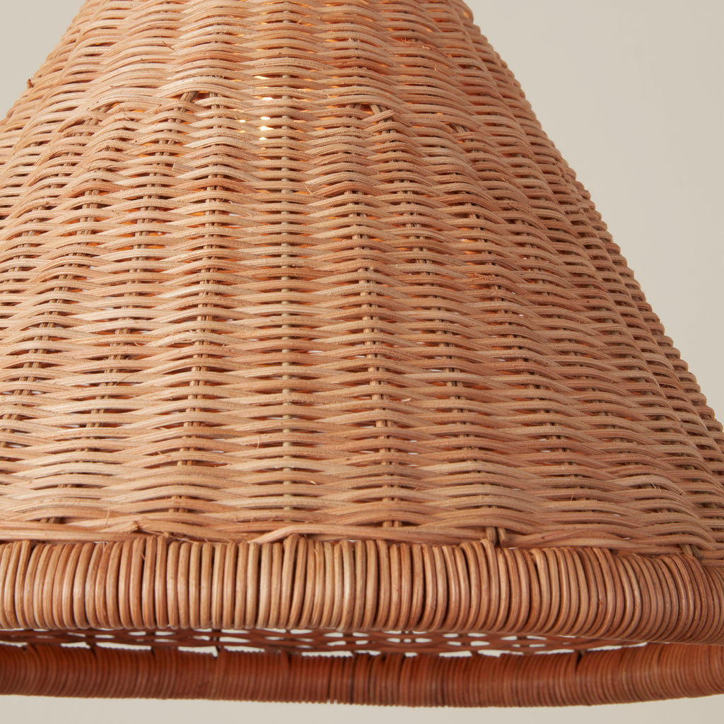 Kasbah Rattan Tall Pendant - Light House Co.