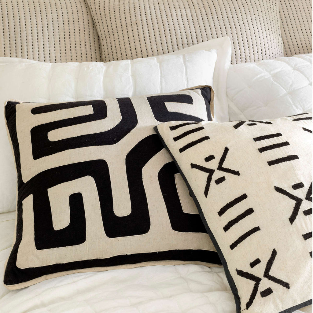 Tula Embroidered Decorative Pillow - Light House Co.