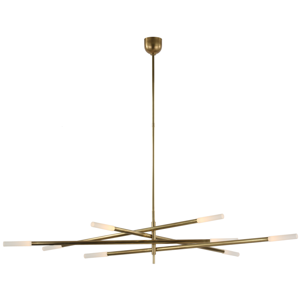 Rousseau Oversized Eight Light Articulating Chandelier - Light House Co.