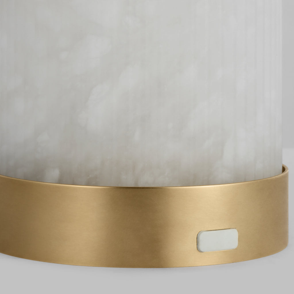 Tawa Alabaster Accent Rechargeable Table Lamp - Light House Co.