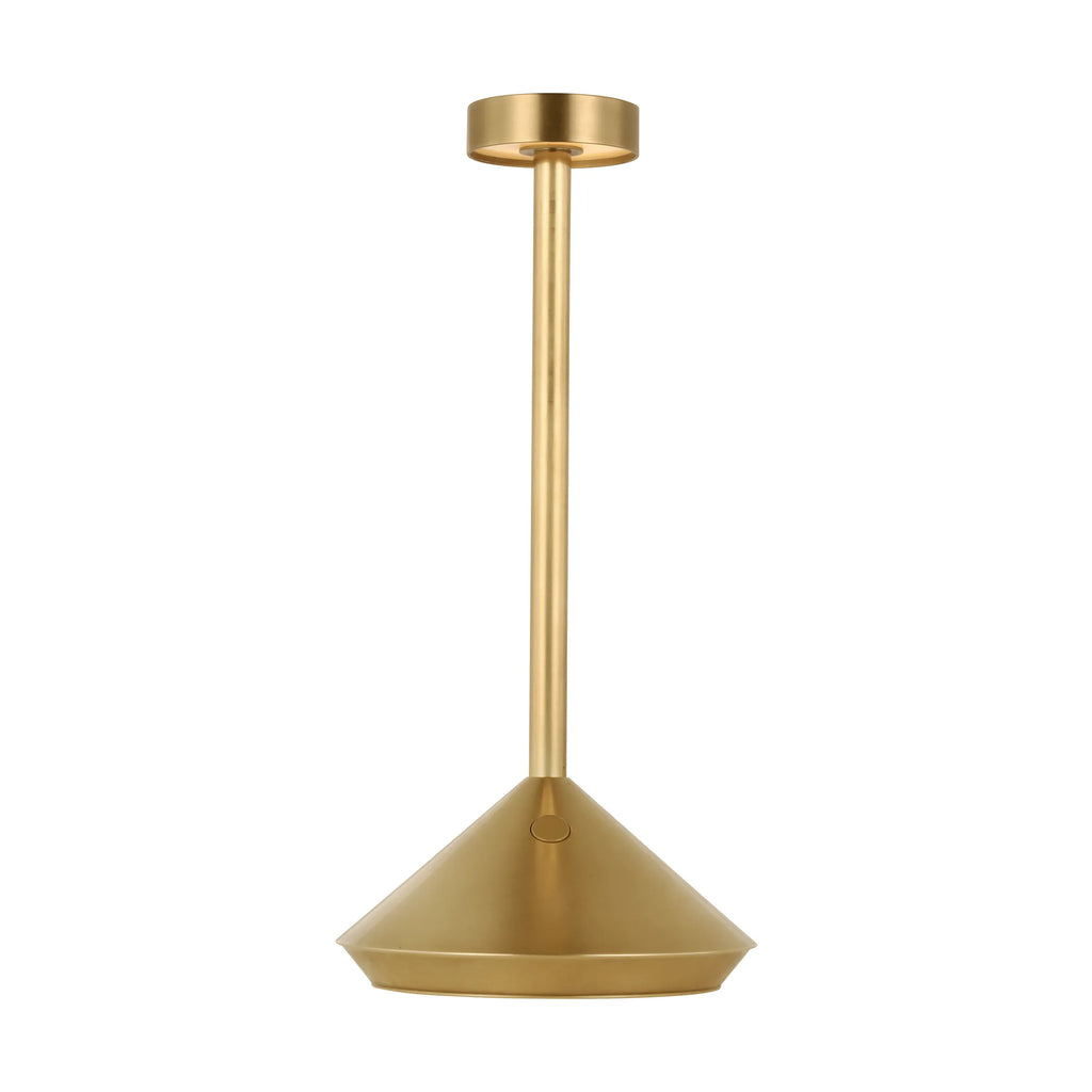 Moneta Short Accent Rechargeable Table Lamp - Light House Co.